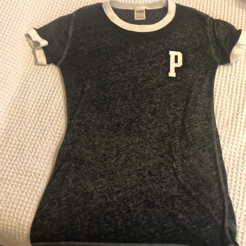 NWOT PINK brand burnout tee